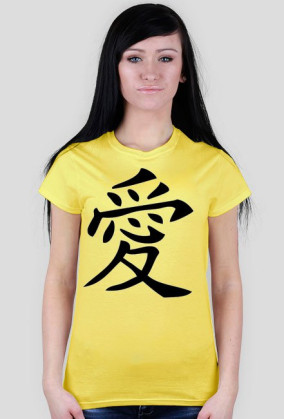 Koszulka damska - Chiński Znak Miłości- NWK