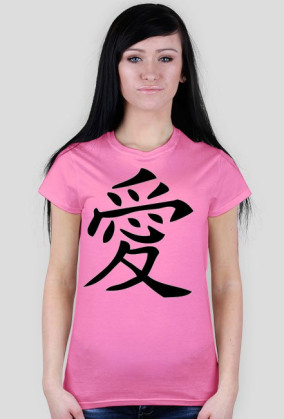 Koszulka damska - Chiński Znak Miłości- NWK