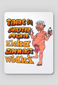 Skutki picia mleka zamiast wodki