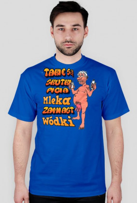 Skutki picia mleka zamiast wodki