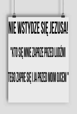 Nie Wstydze Się Jezusa