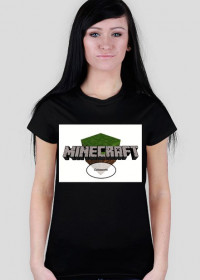 Koszulka Kobieca Minecraft Logo