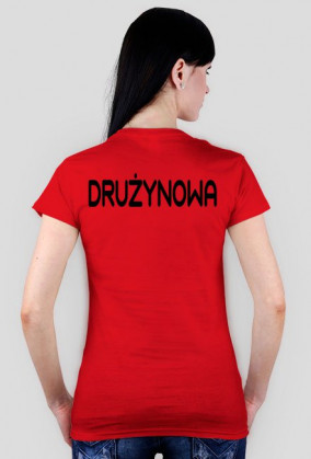 Drużynowa Napis plecy i klatka