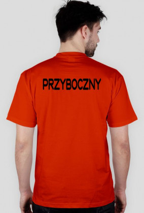 Przyboczny Napis plecy i klatka