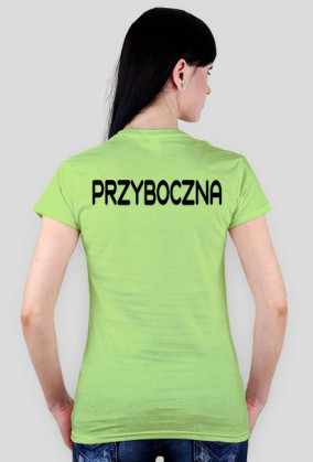 Przyboczna Napis plecy i klatka