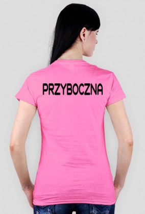Przyboczna Napis plecy i klatka