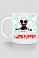 kubek I love puppet