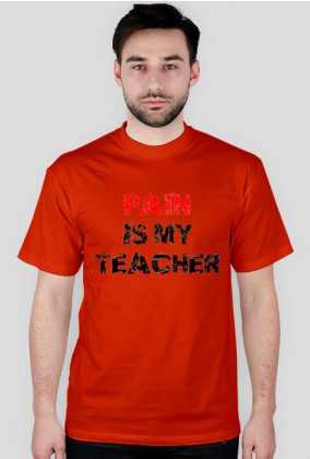 PAIN IS MY TEACHER czarna