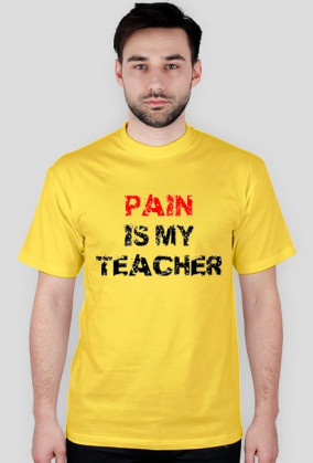 PAIN IS MY TEACHER czarna