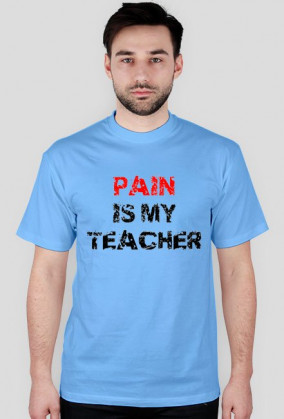 PAIN IS MY TEACHER czarna