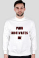 PAIN MOTIVATES ME czarny