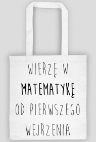 Torba biała - MATEMATYKA OD PIERWSZEGO WEJRZENIA