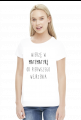 Koszulka biała - MATEMATYKA OD PIERWSZEGO WEJRZENIA ♀