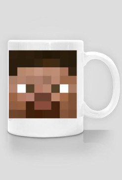 Kubek MinecraftSteve VS Creeper