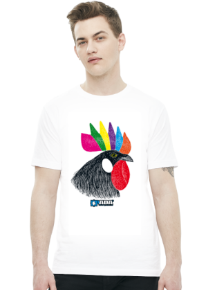 Koszulka męska - Kogut. Pada