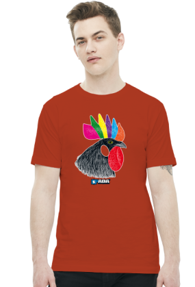 Koszulka męska - Kogut. Pada