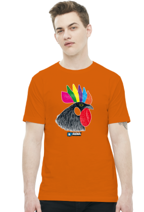 Koszulka męska - Kogut. Pada