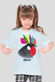 Koszulka dla dziewczynki - Kogut. Pada