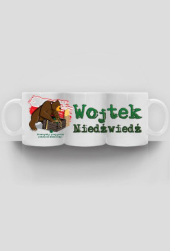 Wojtek Niedźwiedź na kubku