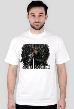 Koszulka męska - Ibiza Is Coming - NWK