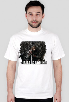 Koszulka męska - Ibiza Is Coming - NWK
