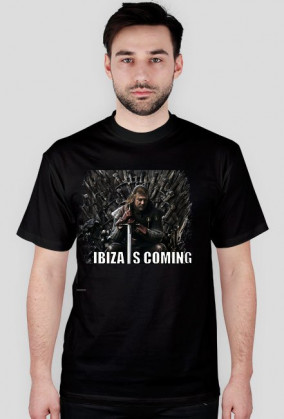 Koszulka męska - Ibiza Is Coming - NWK