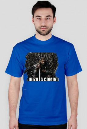 Koszulka męska - Ibiza Is Coming - NWK