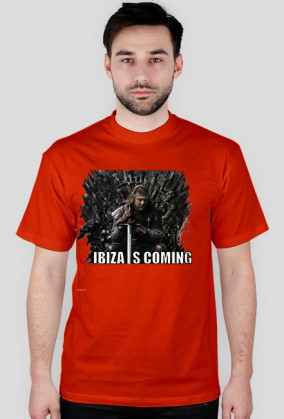Koszulka męska - Ibiza Is Coming - NWK