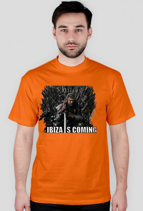 Koszulka męska - Ibiza Is Coming - NWK