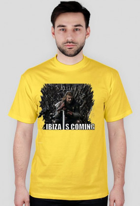 Koszulka męska - Ibiza Is Coming - NWK