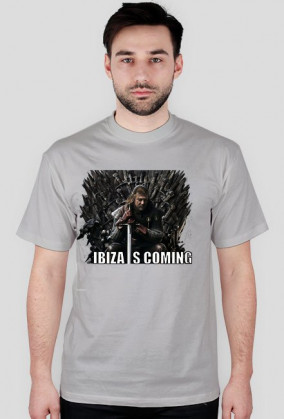 Koszulka męska - Ibiza Is Coming - NWK