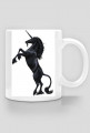 Kubek "I want a coffee"-unicorn