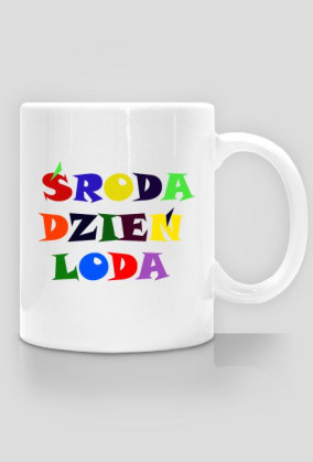 środa dzień loda kubek