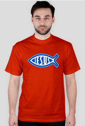 Koszulka Jezus - ryba