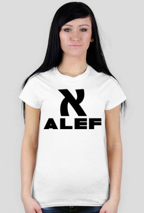 T-shirt ALEF - biała damska