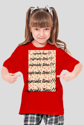T-shirt "Cupcake time"