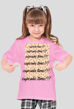 T-shirt "Cupcake time"