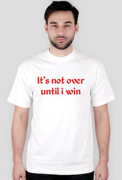 It's not over