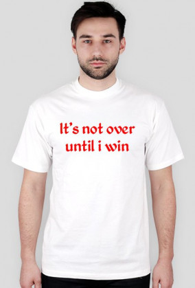 It's not over
