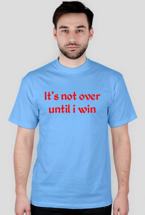 It's not over
