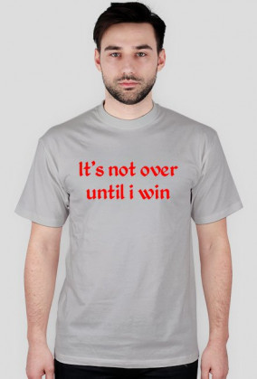 It's not over