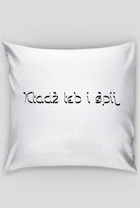 Poduszka kładź łeb