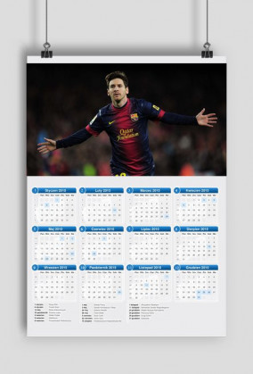 Kalendarz MESSI 2015