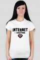 T-shirt damski - Internet everything