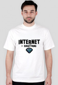 T-shirt męski - Internet everything