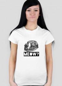 T-shirt damski - Meow