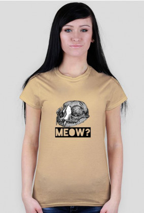 T-shirt damski - Meow