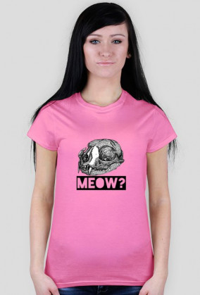 T-shirt damski - Meow