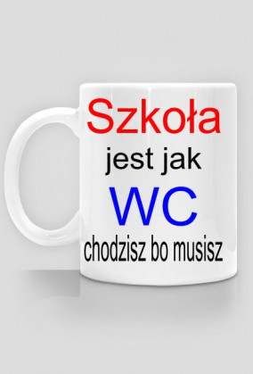 Szkoła jest jak WC chodzisz bo musisz