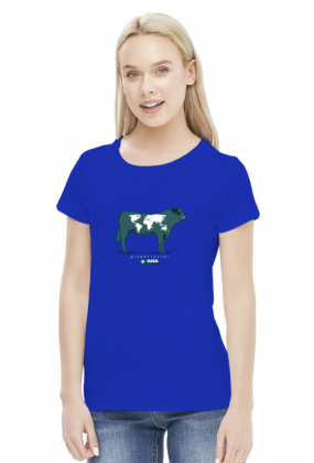 Koszulka damska - Krowa. Pada